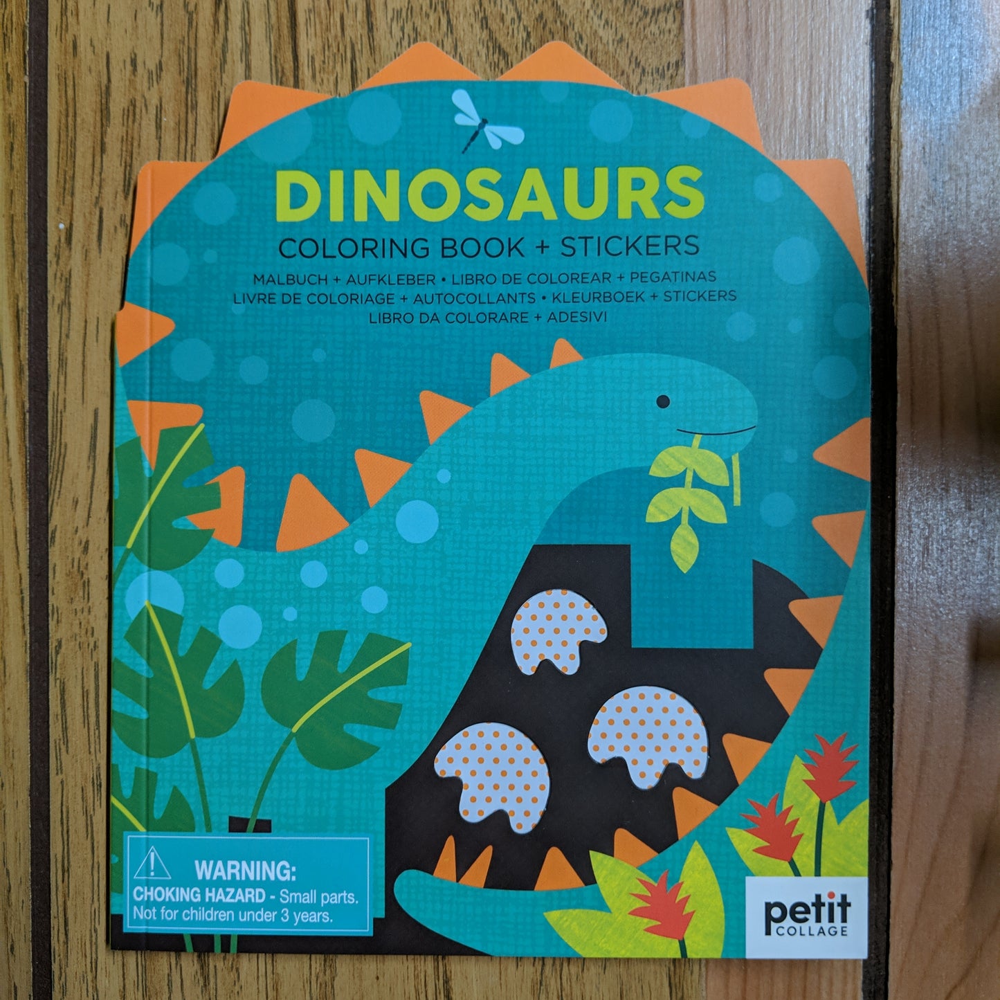 Dinosaurs Coloring Book & Stickers
