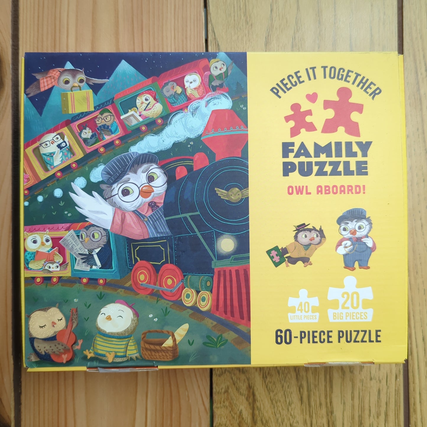 Piece It Together Family Puzzle: Owl Aboard!