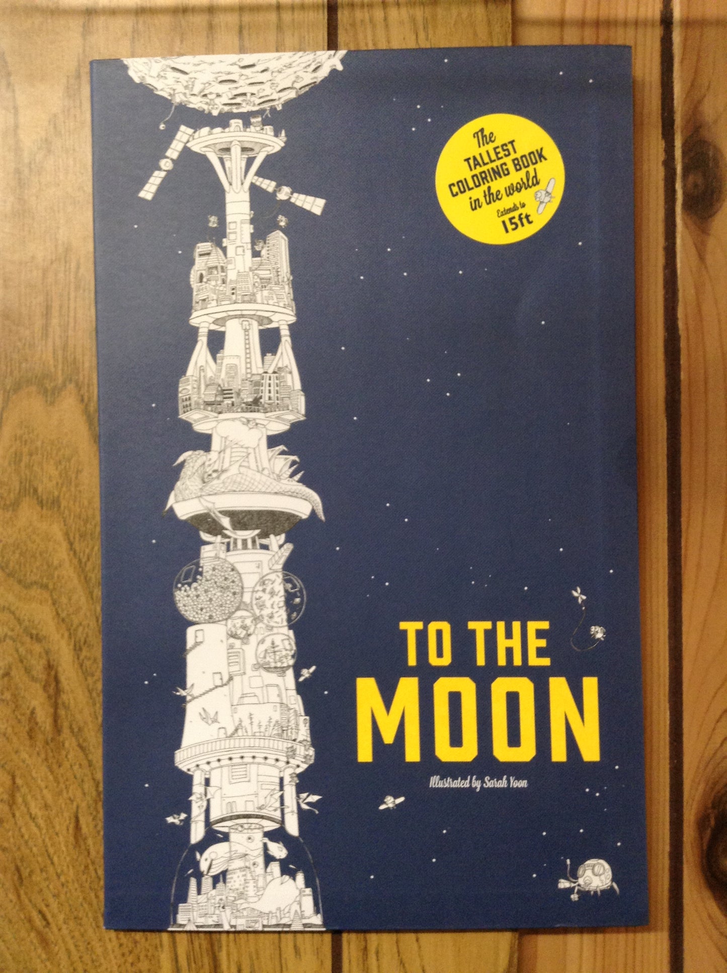 To The Moon: The Tallest Coloring Book in the World