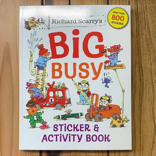 Richard Scarry's Big Busy Sticker & Activity Book