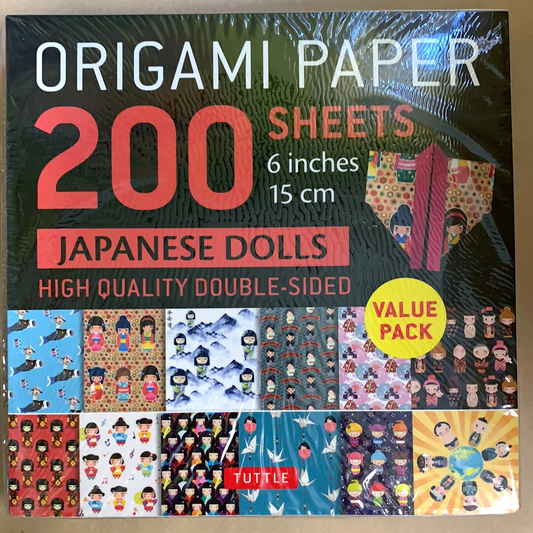 Origami Paper: Japanese Dolls